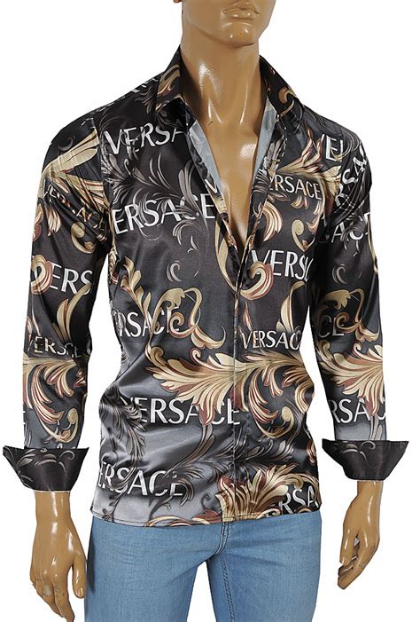 rock versace shirt|versace formal shirts.